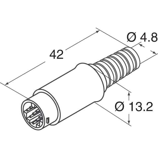 HR212-10P-10PC(71) Hirose Electric Co Ltd  Alloggiamenti per connettori circolari
